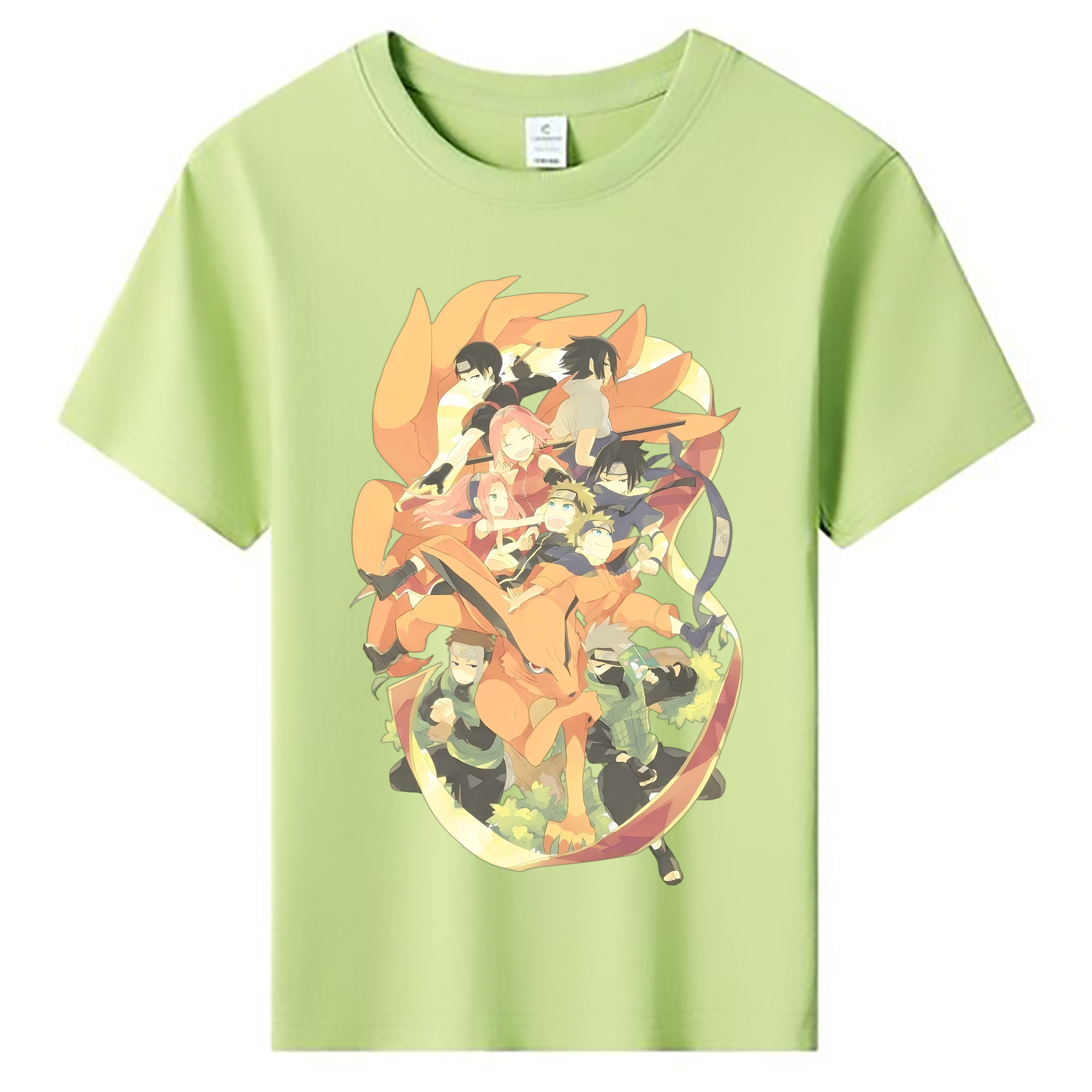 （画像用） NARUTO -ナルト- うずまき ナルト Uzumaki Naruto 綿100％キッズTシャツ（フロントプリント）